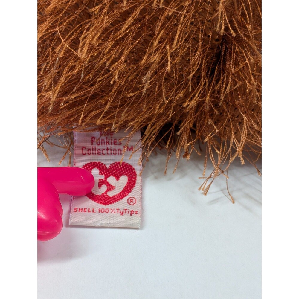 Ty Punkies - ZIG-ZAG the Brown Monkey Plush Stuffed Animal Toy EXCELLENT - Picture 5 of 8